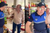Rezilliği ifşa olan esnaf zabıtaya yaptığıyla şoke etti! Şerefime seni vururum