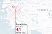 Balıkesir depremi İstanbul'dan İzmir'e her yeri salladı AFAD 6.1 büyüklüğünde açıkladı