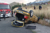 Erzurum'da takla atan otomobildeki 2 kişi öldü