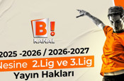 TFF Nesine 2. Lig ve 3. Lig 2025-2026 ve 2026-2027 sezonu futbol maçları Bi Kanal'da