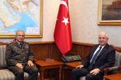 Bakan Güler, Kara Kuvvetleri Komutanı Orgeneral Tokel'i kabul etti