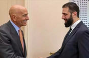 Ahmed eş-Şara, ABD'nin Suriye Özel Temsilcisi Barrack ile görüştü