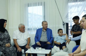 Cumhurbaşkanı Erdoğan'dan Malatya'da depremzede aileye ziyaret