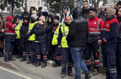Maltepe Belediyesi işçileri sokaklara döküldü, protesto yaptı!