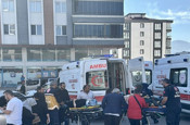 Samsun'da iki otomobilin çarpıştığı kazada 2 kişi yaralandı