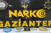 Gaziantep'te 7 kilo 650 gram sentetik uyuşturucu ele geçirildi