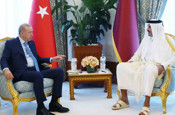 Cumhurbaşkanı Erdoğan, Katar Emiri Al Sani ile görüştü