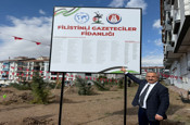 İsrail'in saldırılarında şehit olan Filistinli gazeteciler anısına 273 fidan dikildi
