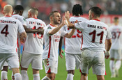Samsunspor, sahasında Hamrun Spartans'ı 3-0 mağlup etti