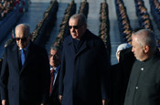 Devlet erkanı Anıtkabir'de! Cumhurbaşkanı Erdoğan: Türkiye küresel bir güç olma yolunda