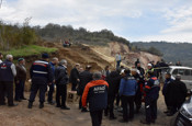 Ordu'da taş ocağı şantiyesinde göçük altında kalan işçiyi arama çalışmalarına yeniden başlandı