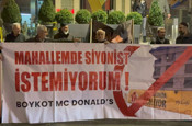 Üsküdar'da mahalle sakinlerinin McDonald's protestosu devam ediyor