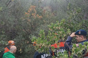 Bursa'da ormanlık alanda mahsur kalan kişi kurtarıldı