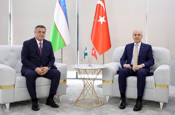 TBMM Başkanı Kurtulmuş, Özbekistan Ali Meclisi Yasama Meclisi Başkanı İsmailov ile görüştü