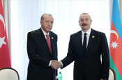 Cumhurbaşkanı Erdoğan, Azerbaycan Cumhurbaşkanı Aliyev ile görüştü