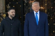 Trump ile Zelenskiy Florida'da bir araya geldi