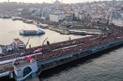 Galata Köprüsü’nde Filistin yürüyüşüne ilişkin toplanma alanları ve ulaşım detayları belli oldu