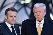 Trump'tan Macron'a tehdit: Yüzde 200 gümrük vergisi uygulayacağım