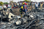 Hindistan'da uçak kazası: Başkan yardımcısı da oradaymış!