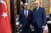 Devlet Bahçeli, Suriye eski Geçici Hükümeti Başkanı'nı kabul etti