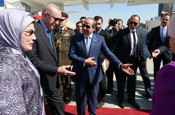 Cumhurbaşkanı Erdoğan Mısır'da böyle karşılandı