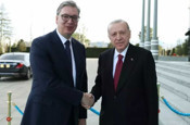 Cumhurbaşkanı Erdoğan Sırbistan Cumhurbaşkanı Vucic’i resmi törenle karşıladı