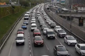 İstanbul'da trafik yoğunluğu yağmurla birlikte yüzde 89'a çıktı