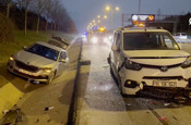 Başakşehir'de zincirleme trafik kazasında 5 kişi yaralandı