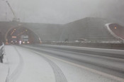 Bolu Dağı geçişinde kar yağışı başladı