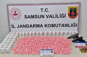 Samsun'da uyuşturucu operasyonu: 421 bin 120 uyuşturucu hap ele geçirildi