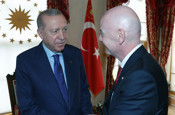 Cumhurbaşkanı Erdoğan, FIFA Başkanı Infantino'yu kabul etti