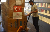 Sağlık Bakanlığınca gönderilen tıbbi yardım malzemesi İran'a ulaştı