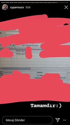 Rana Batı'nın hesabı ele geçirildi! Yurtiçi kargo elemanı yaptı deniyor - Resim: 2