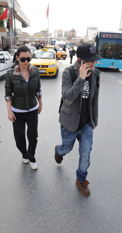 Rüzgar Taksim'de böyle görüntülendi - Resim: 1