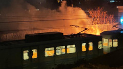 Bakırköy'de metro durağının yanında yangın paniği