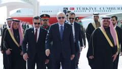 Cumhurbaşkanı Erdoğan, Suudi Arabistan'a ayak bastı