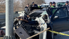 Feci kaza! Bariyer otomobile bıçak gibi saplandı: 2 ölü