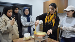 Trabzon'daki yabancı öğrenciler Türk yemeklerine merak saldı