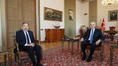 TBMM Başkanı Kurtulmuş, Diyanet İşleri Başkanı'nı kabul etti