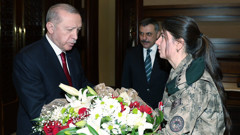 Cumhurbaşkanı Erdoğan, İçişleri Bakanı Çiftçi ve beraberindeki heyeti kabul etti