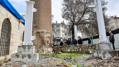 Sivas'taki 829 yıllık Ulu Cami'nin restorasyonu devam ediyor
