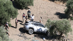 Hatay'da cip uçuruma yuvarlandı