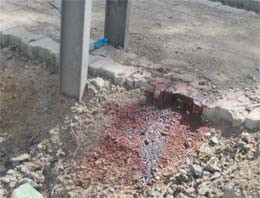 Hakkari'de direğe asılı ceset  - Resim: 2