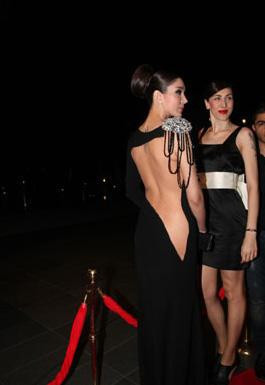 Ödül gecesine bu dekolte damga vurdu - Resim: 2