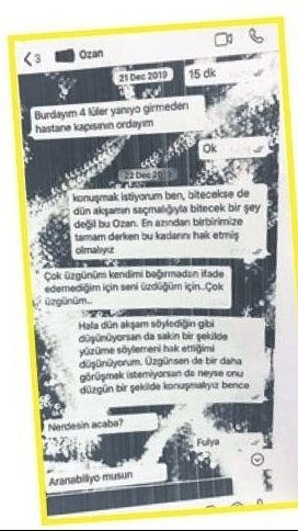 Ozan Güven'in darp ettiği Deniz Bulutsuz'a attığı mesajlar ifşa oldu! Şiddet yeni değilmiş - Resim: 4