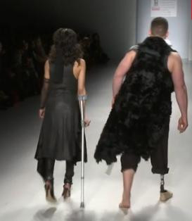 Podyuma engelli mankenler de çıktı! - Resim: 4