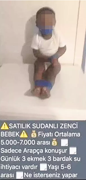 Sosyal medyada 'suç' satıyorlar! O ilan görenlerin kanını dondurdu: Sudanlı zenci bebek! - Resim: 0