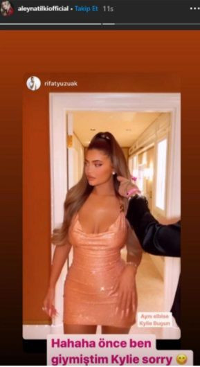 Kylie Jenner'a Aleyna Tilki'den olay gönderme: Önce ben giymiştim, üzgünüm - Resim: 2