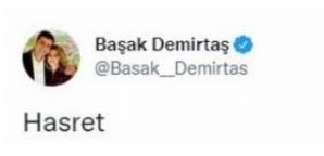 Tek kelimelik tweet akımına katılan Başak Demirtaş'a şehit kızından gönderme: Babam... - Resim: 0