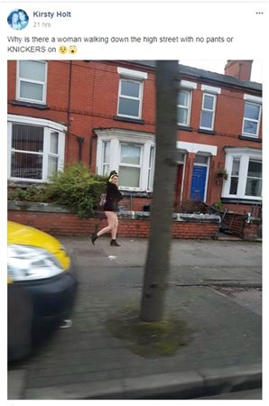 Dondurucu soğukta pantolonsuz sokaklara çıkınca olanlar oldu - Resim: 1